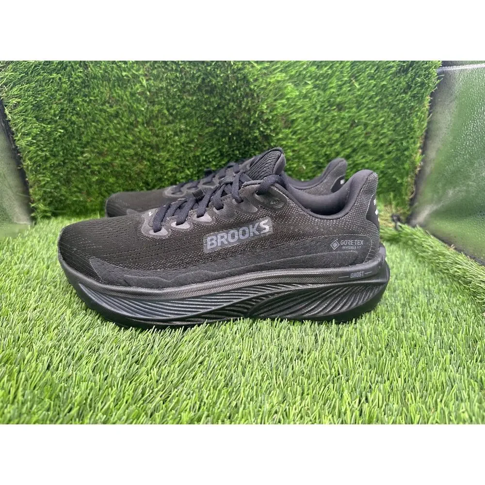 Brooks Ghost 17 GTX 1204511B020 Athletic Sneaker Women's 8.5B Black Mesh Workout